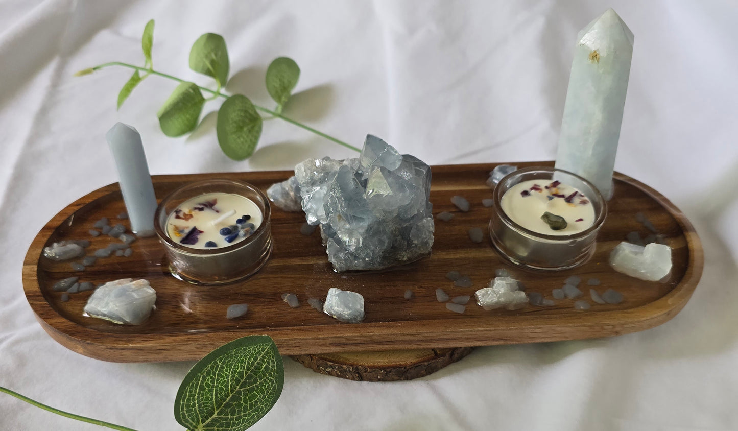 The Blues Mini Altar/Meditation Table