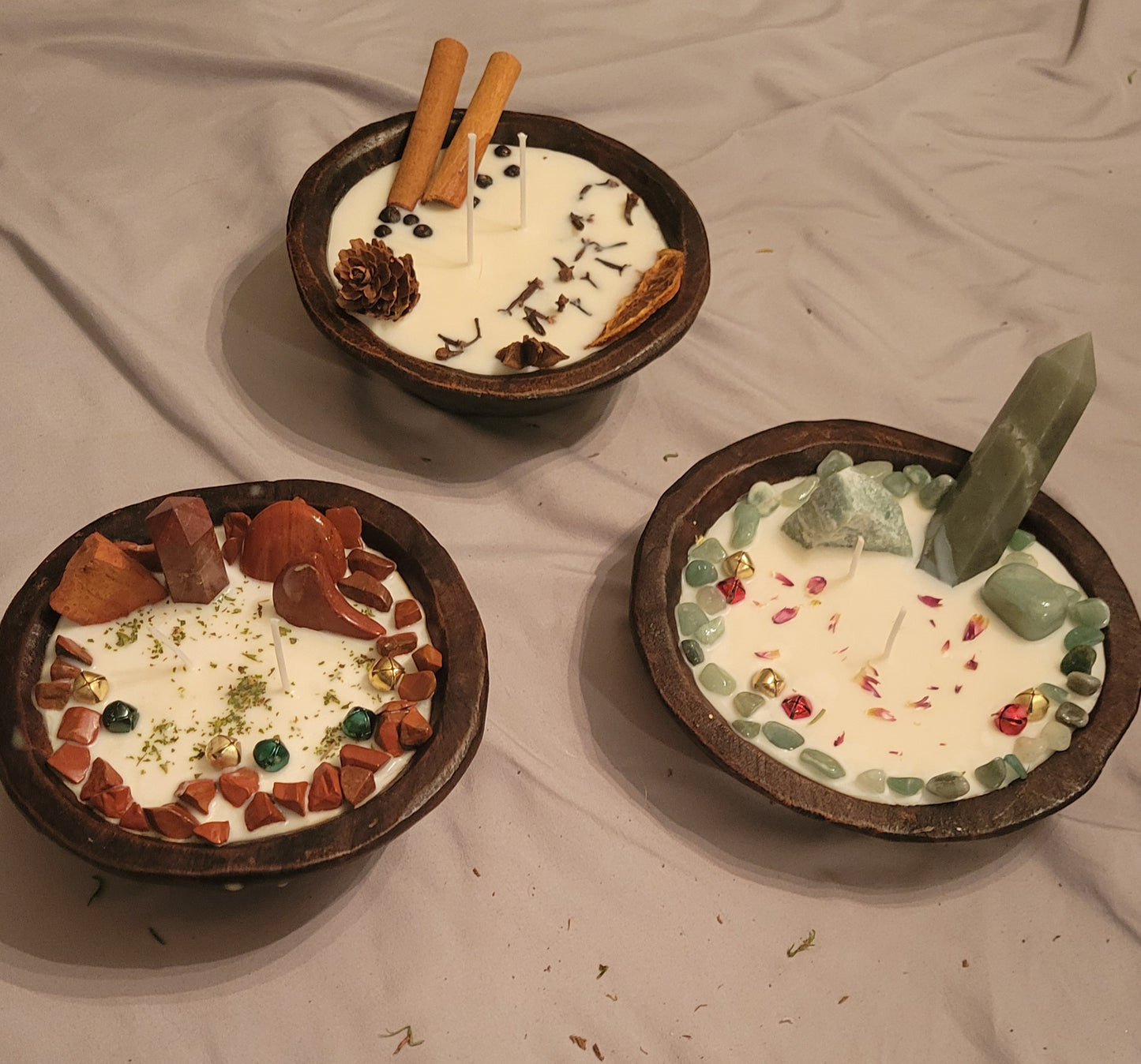Small Dough Bowl Candles