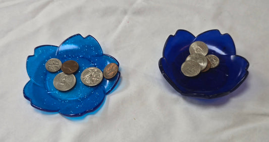Resin Lotus Flower Trinket Dish