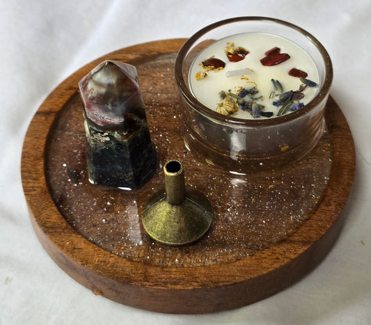 Ocean Jasper Mini Altar/Meditation Table