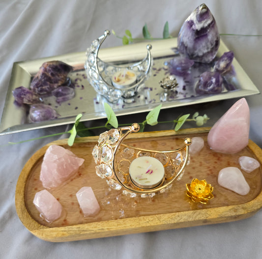 Large Amethyst Mini Altar/Meditation Table