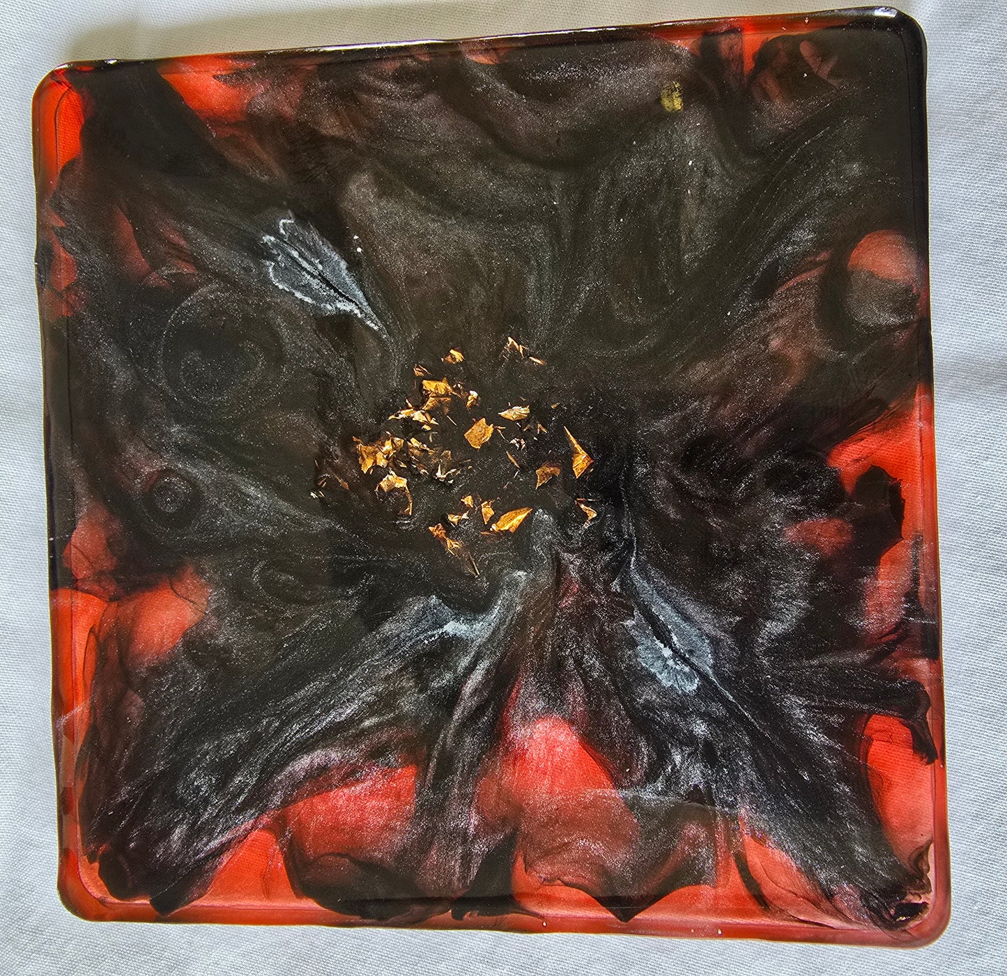 Mini Resin Square Offering Plate