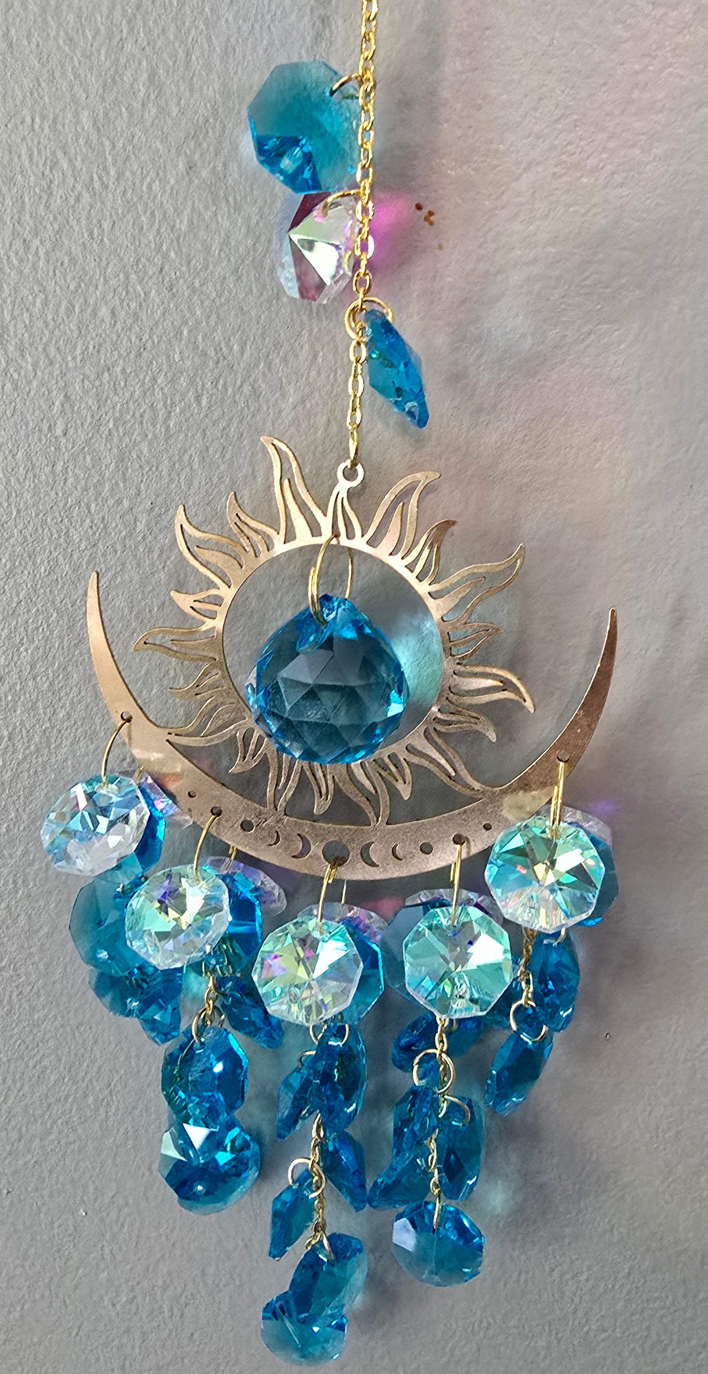Sun and Moon Suncatchers
