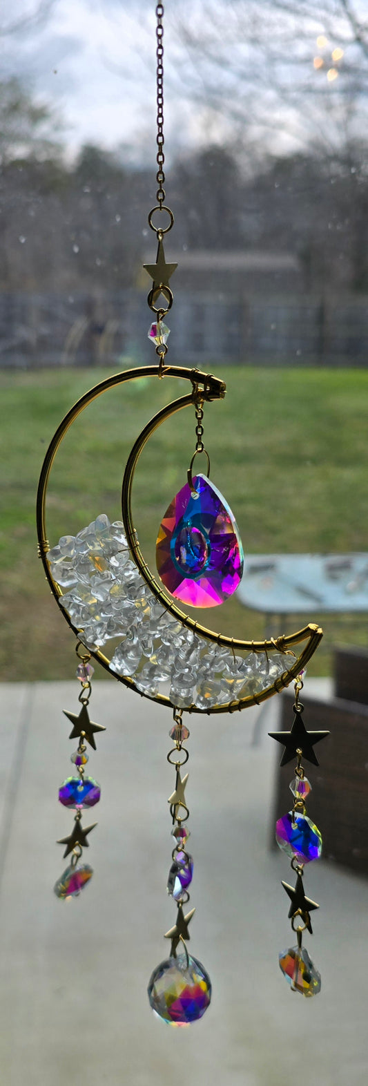 Crescent Moon Suncatchers