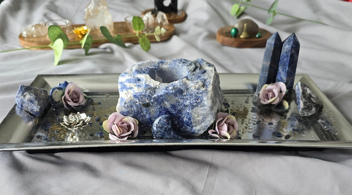 Sodalite Mini Altar/ Mediation Table