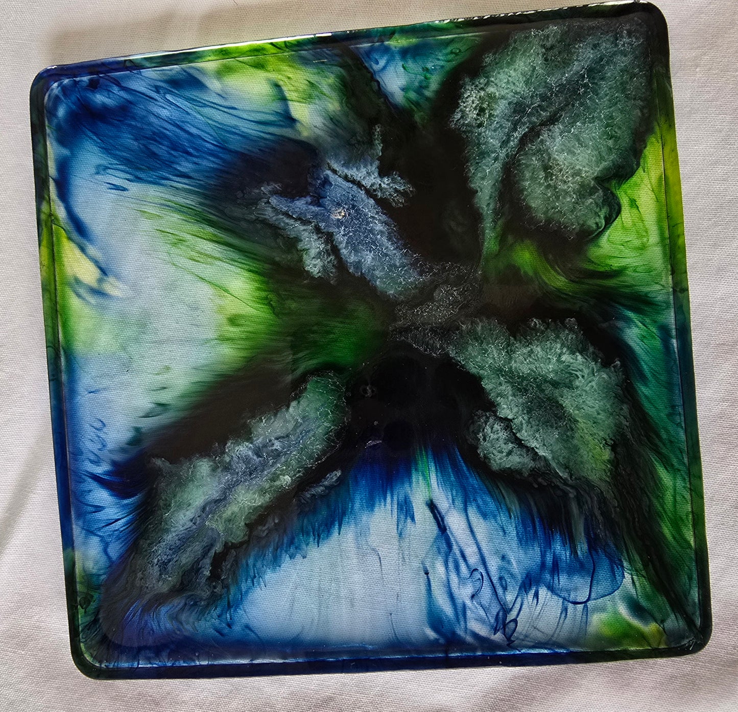 Mini Resin Square Offering Plate