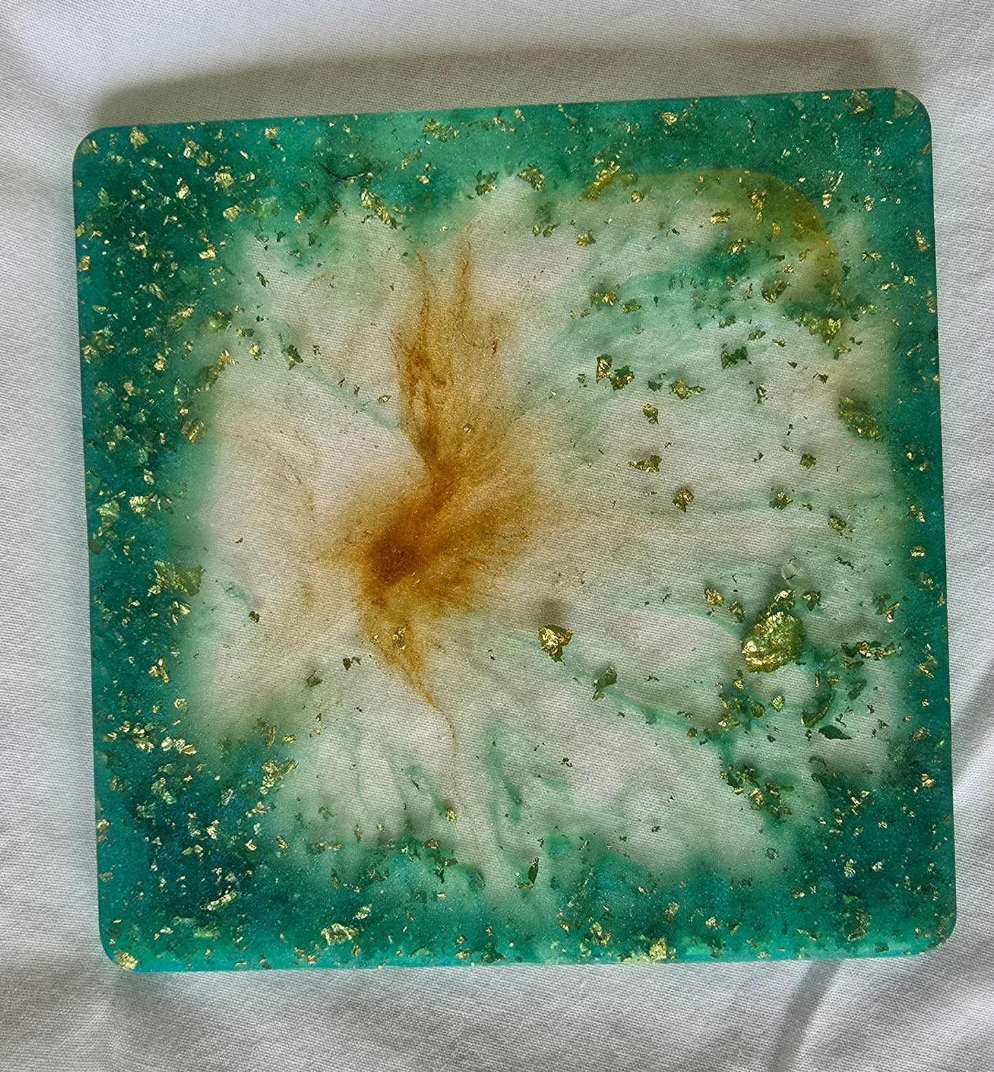 Mini Resin Square Offering Plate