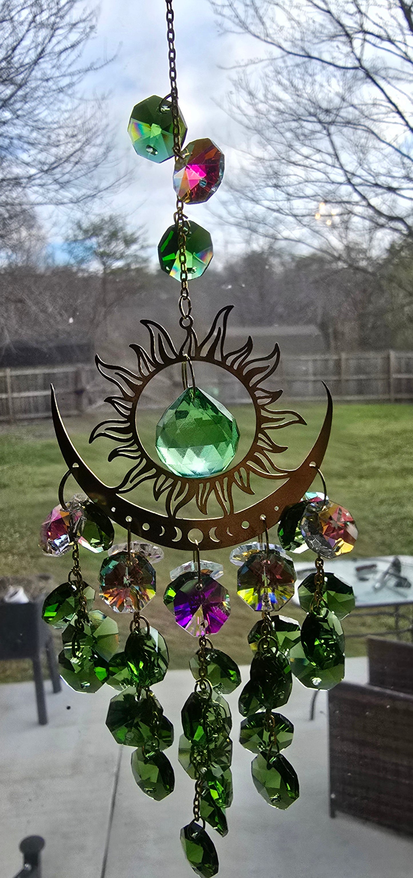 Sun and Moon Suncatchers