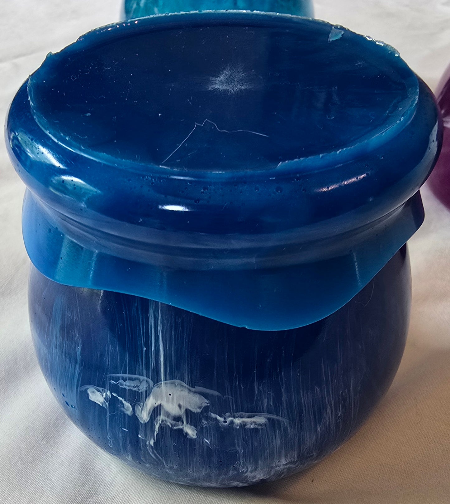 Small Resin Container Jars with Lids