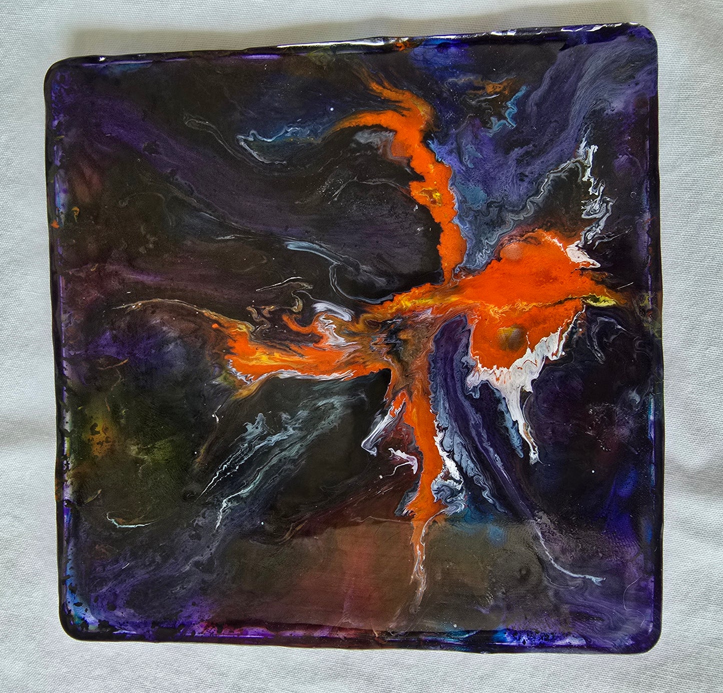 Mini Resin Square Offering Plate