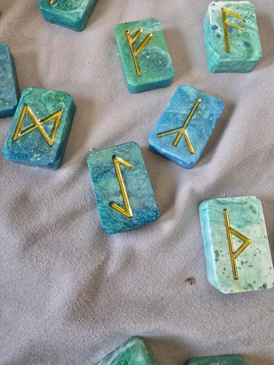 Runes Made of Resin