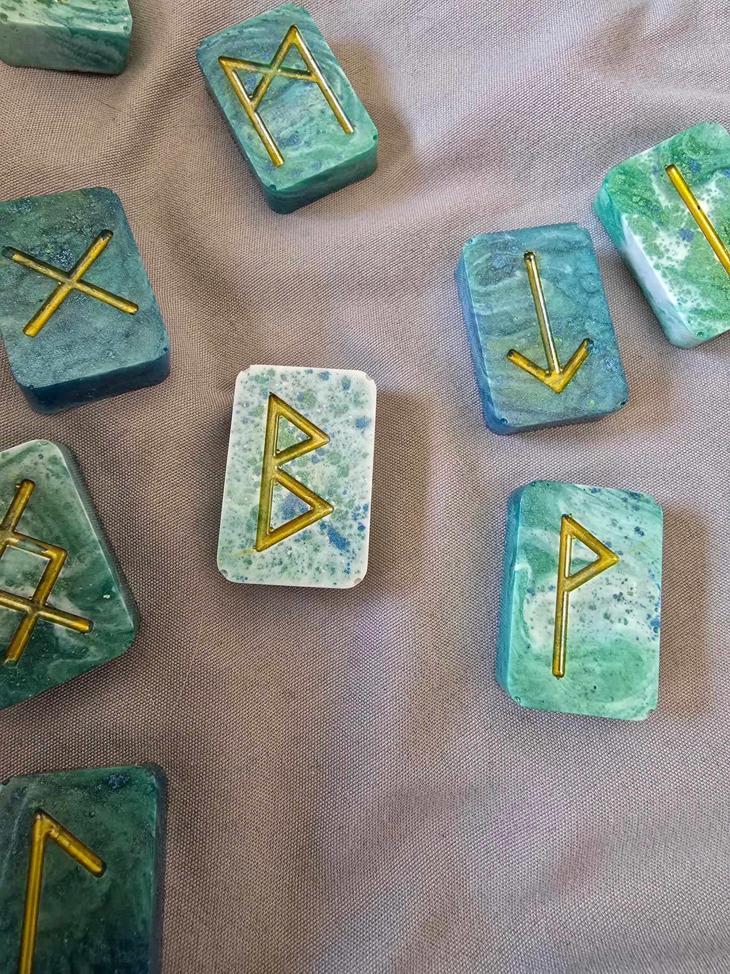 Runes Made of Resin