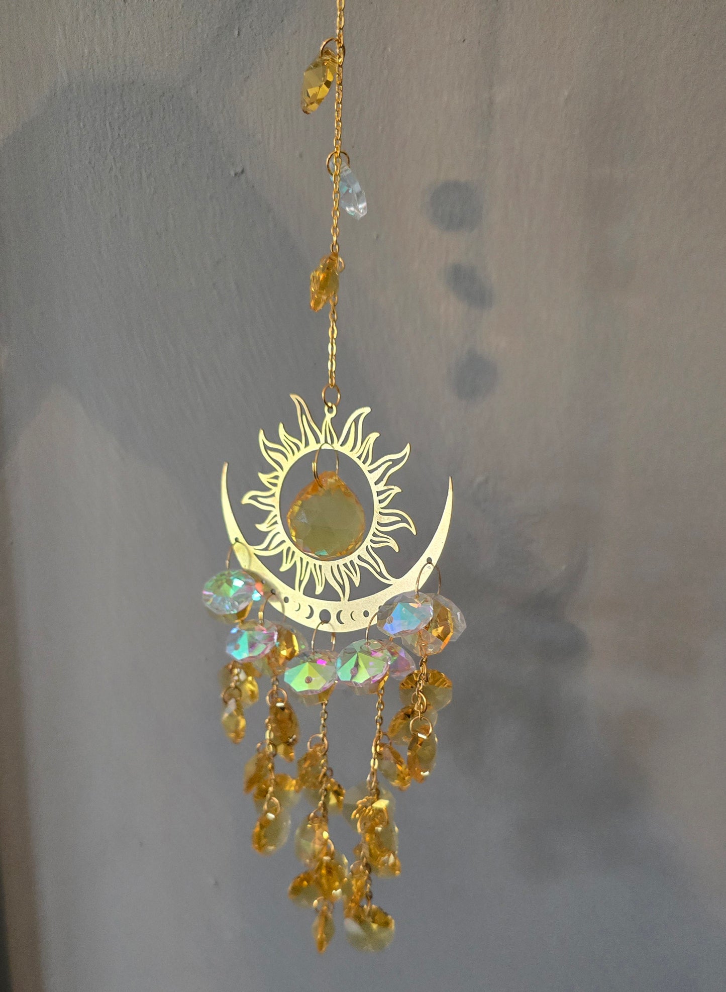 Sun and Moon Suncatchers